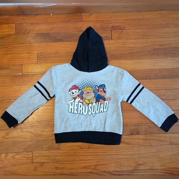 3/$10 🌟 Paw Patrol Chase Rubble Marshall Hero Squad Hoodie Sweatshirt 5T - Picture 1 of 6